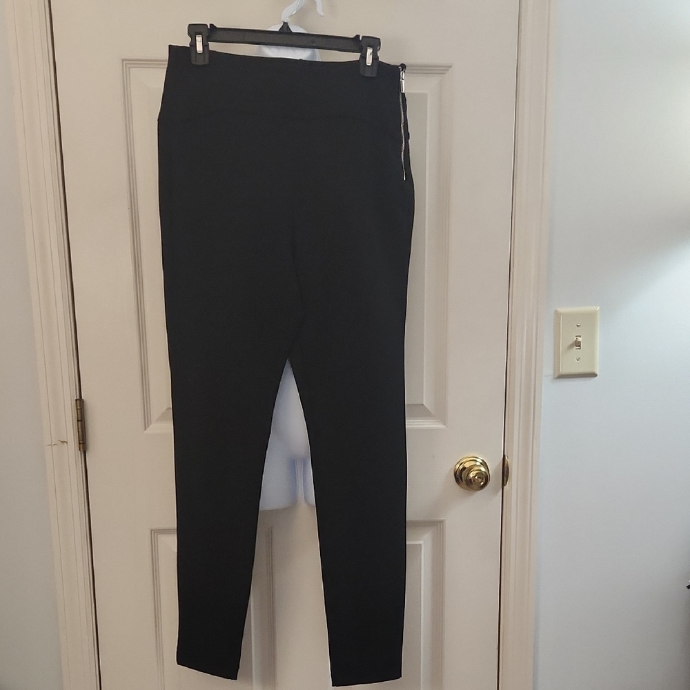 Zara Black Women's High-Waisted Pants, Size L SEE DESCRIPTION